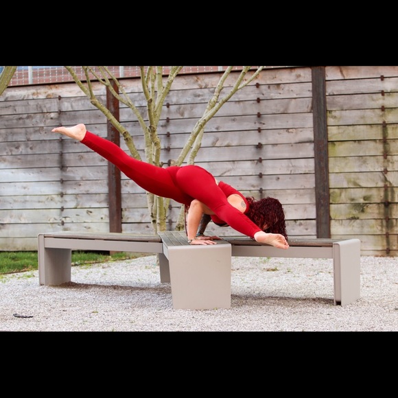 The Om Collection Yoga Top and Skirt Leggings - Picture 4 of 5